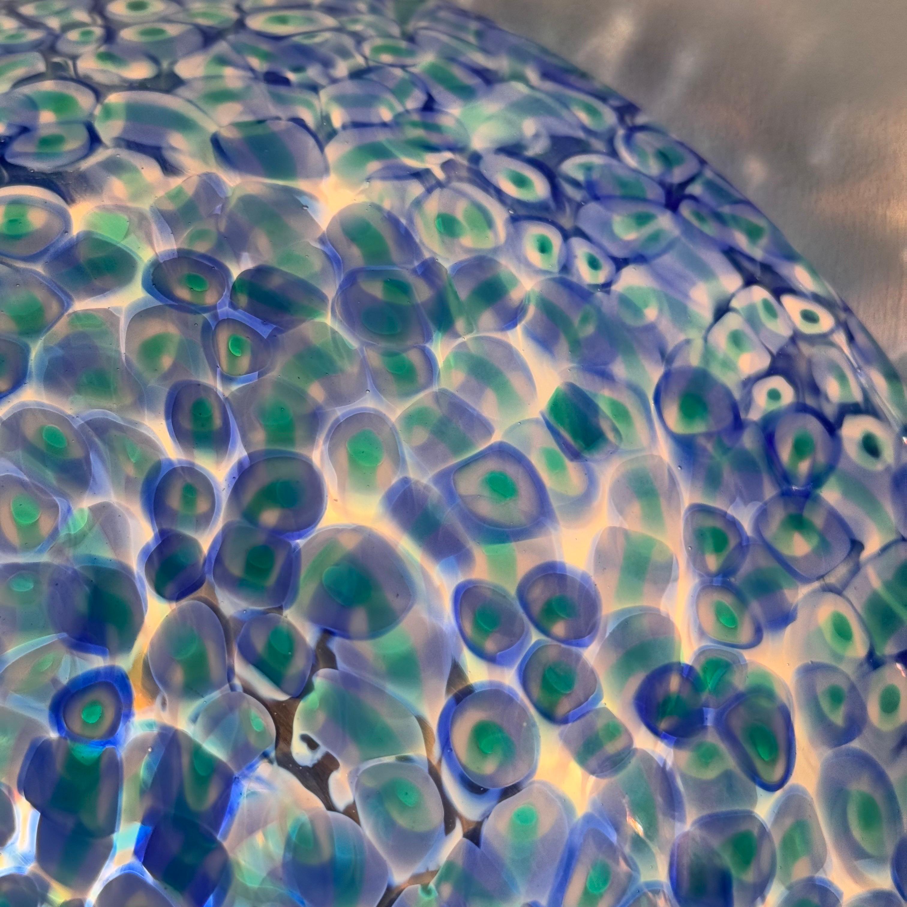 ‘Neverrino’ Murano Glass Wall or Ceiling Light by Gae Aulenti for Vistosi, 1970s For Sale 8