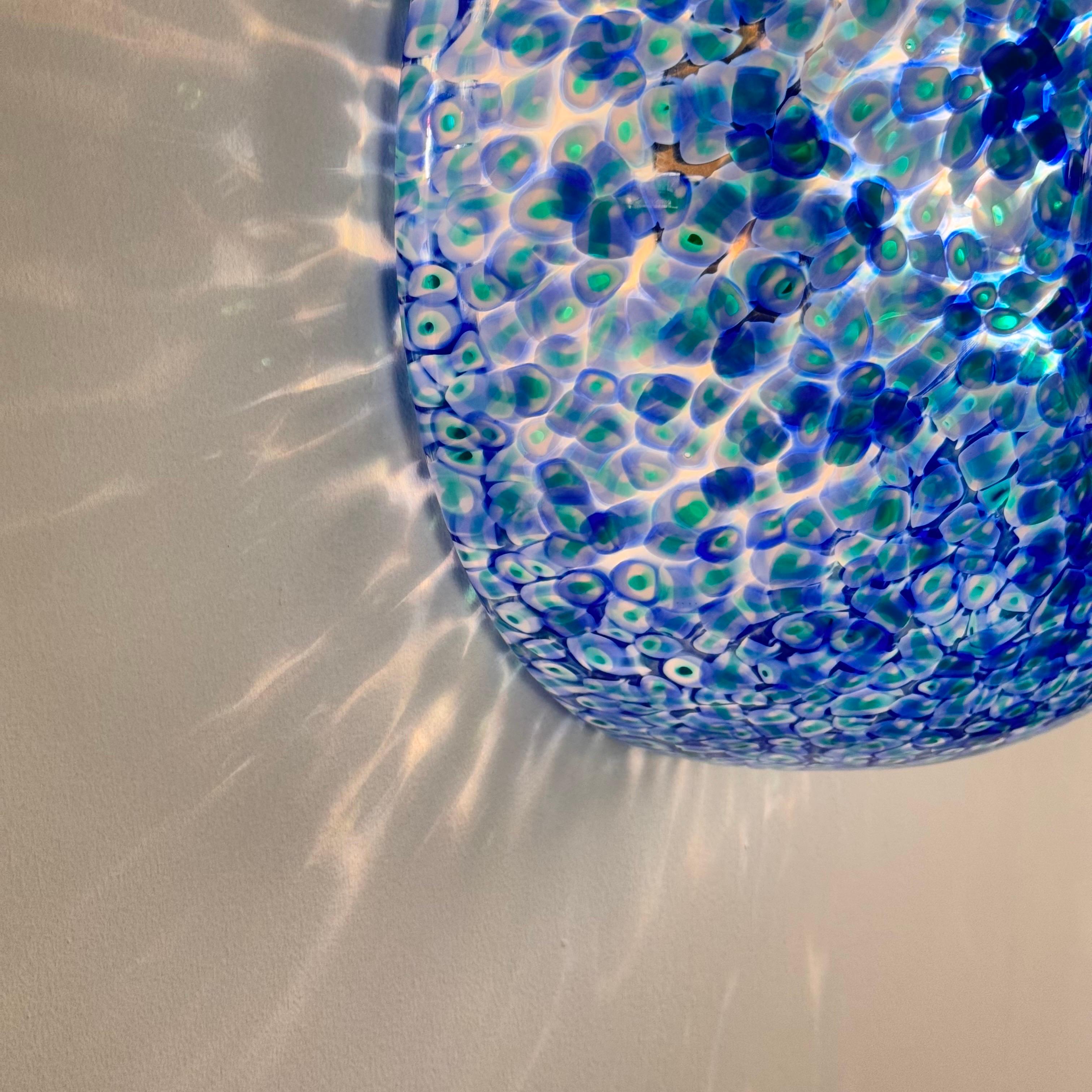 ‘Neverrino’ Murano Glass Wall or Ceiling Light by Gae Aulenti for Vistosi, 1970s For Sale 12