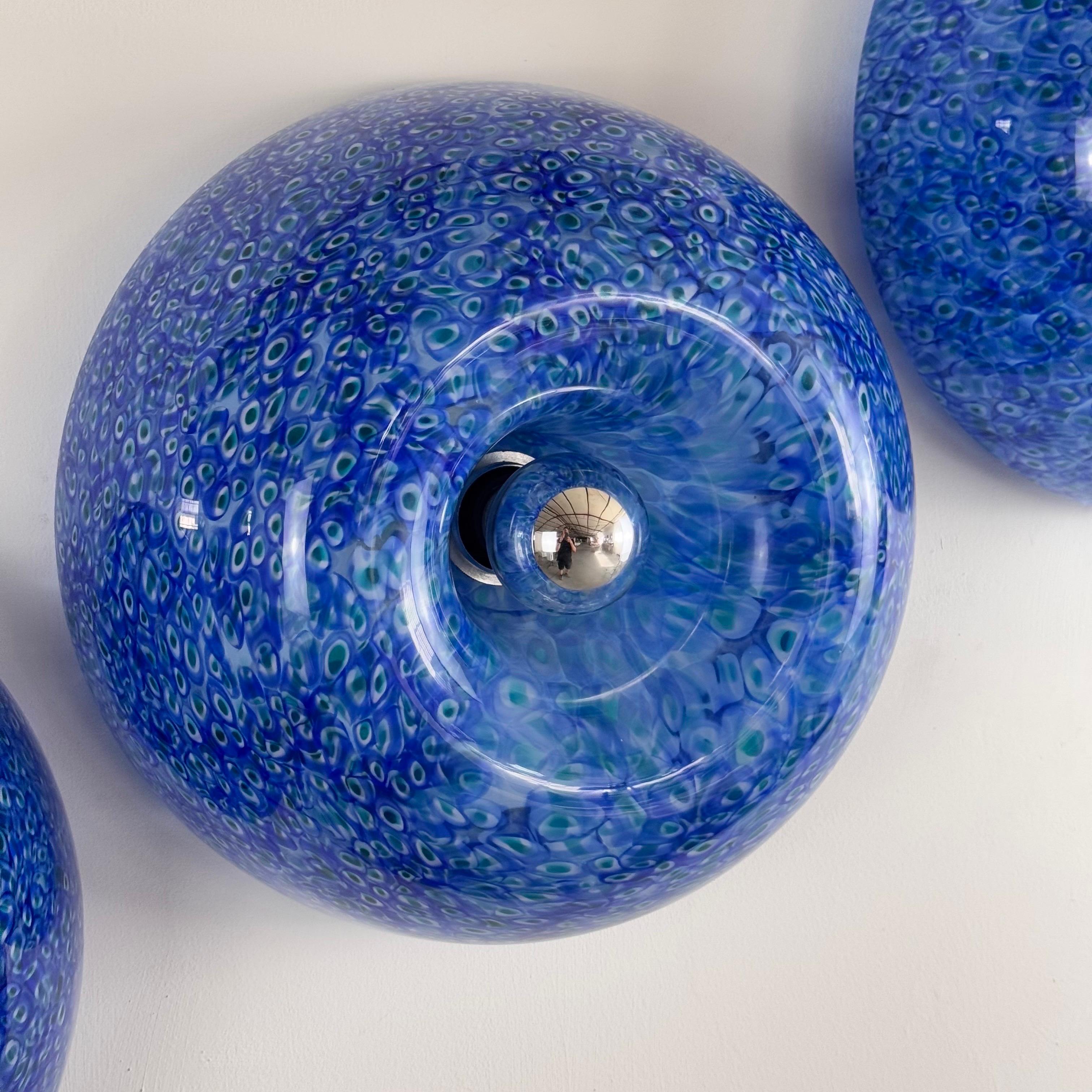 Late 20th Century ‘Neverrino’ Murano Glass Wall or Ceiling Light by Gae Aulenti for Vistosi, 1970s For Sale