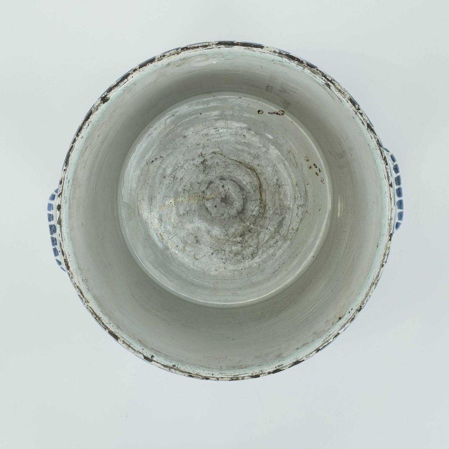 18th Century Nevers Faience 'Pot a Oranger'