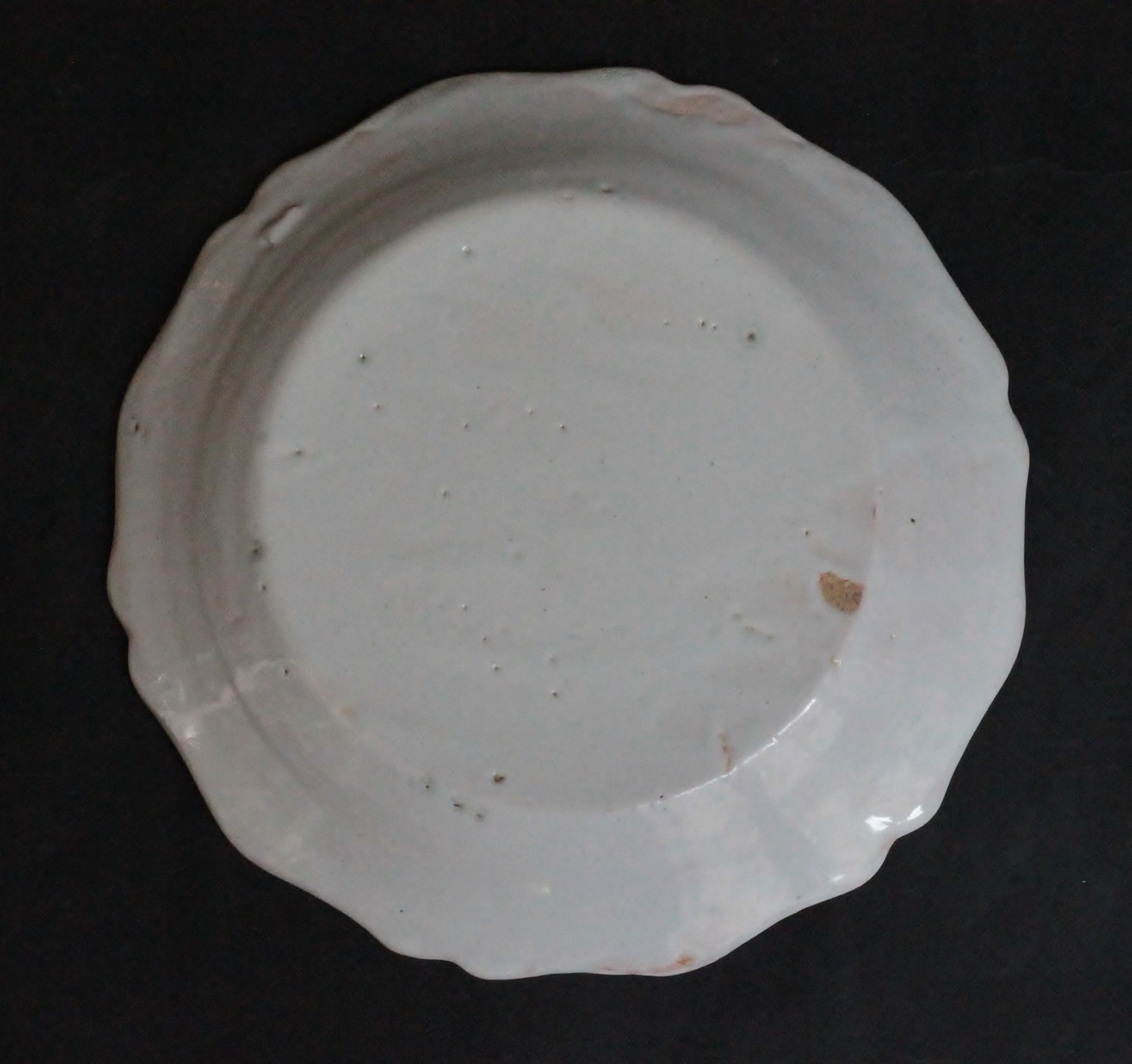 French Nevers 'France' Faience Plate of Revolutionary Period, 18th Century For Sale