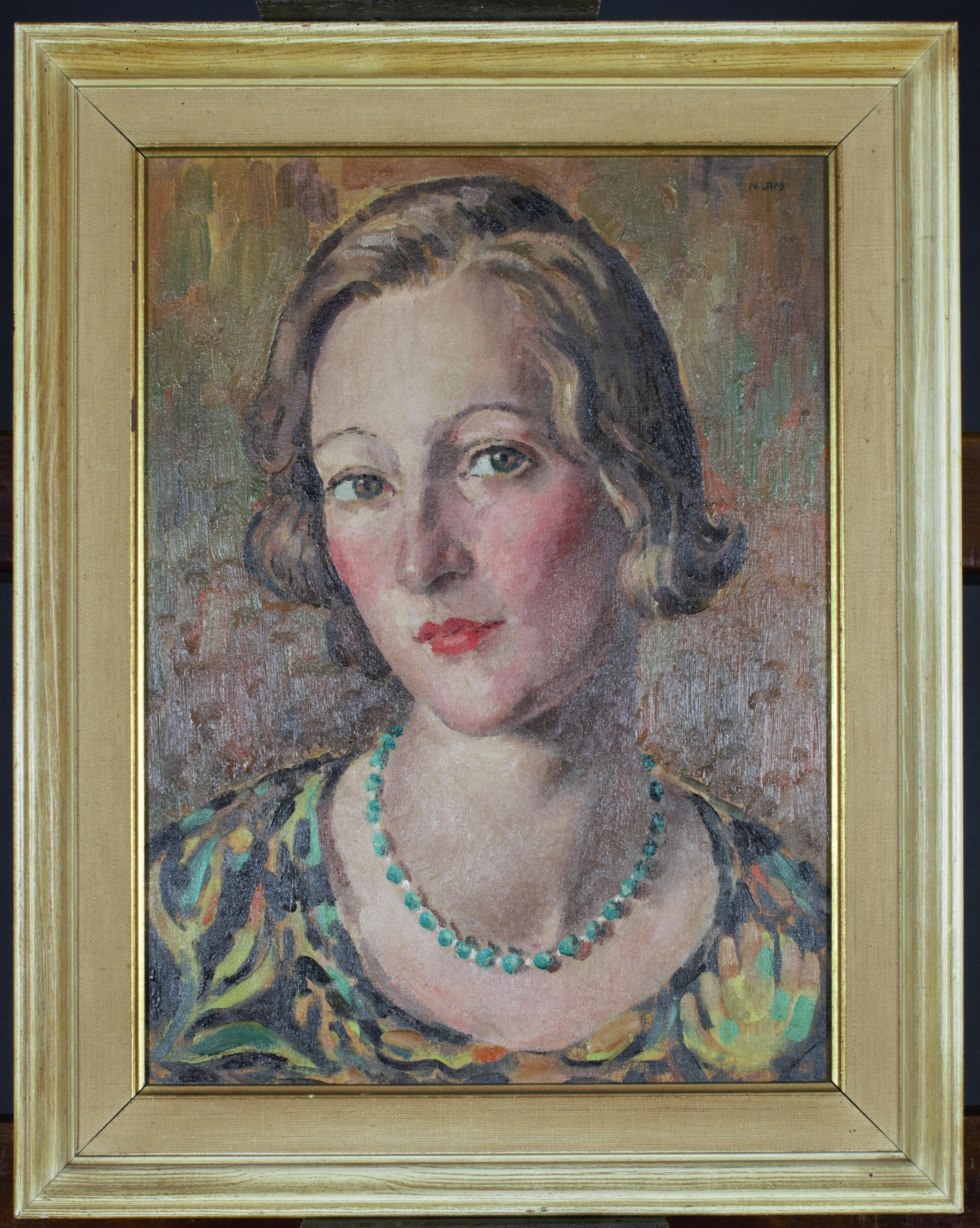 Neville Lewis Portrait Painting - Portrait of Jean Young