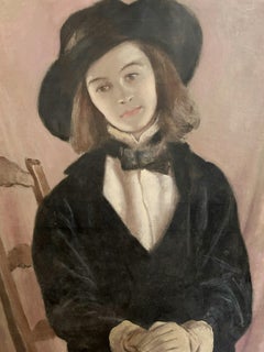 Antique Neville Stephen BULWER-LYTTON, Portrait , Oil on canvas
