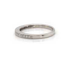 New 0.15ctw Diamond Milgrain Wedding Band Ring in 14K White Gold