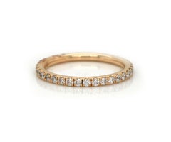 New 0.50ctw Diamond Shared Prong Eternity Band Ring in 14K Yellow Gold