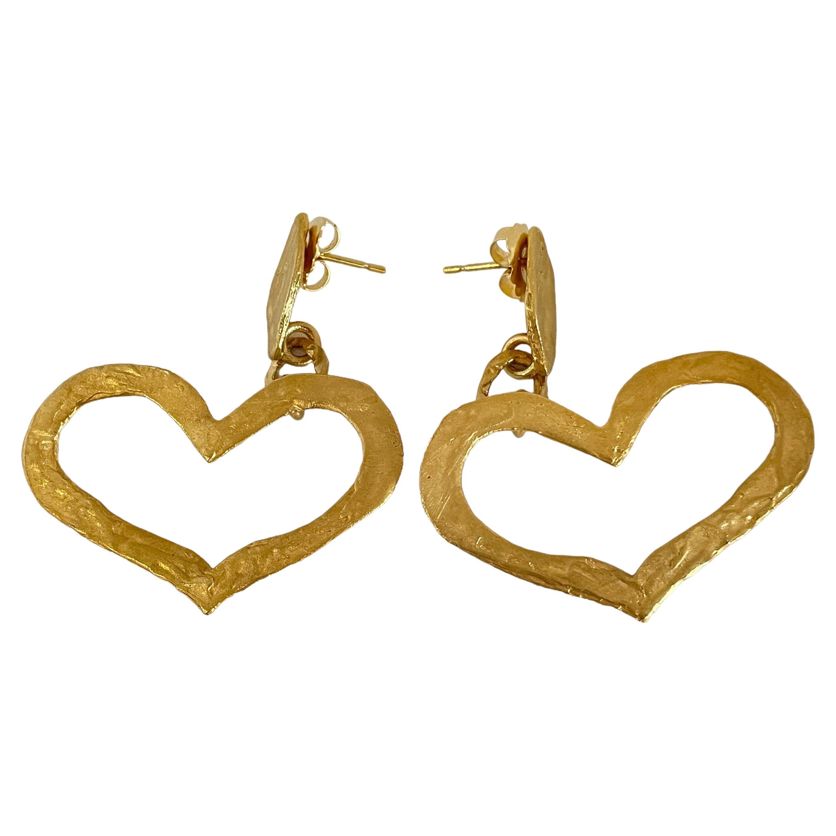 Louis Vuitton Angel Gold Tone Stud Earrings Louis Vuitton