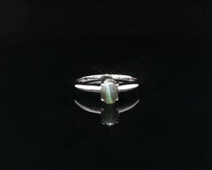 New 14k Gold GIA 1.08ct Green to Purple Cat's Eye Alexandrite Solitaire Ring