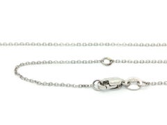 New 14k Two Tone Gold 0.11ct Diamond Evil Eye Slide Pendant Adjustable Necklace