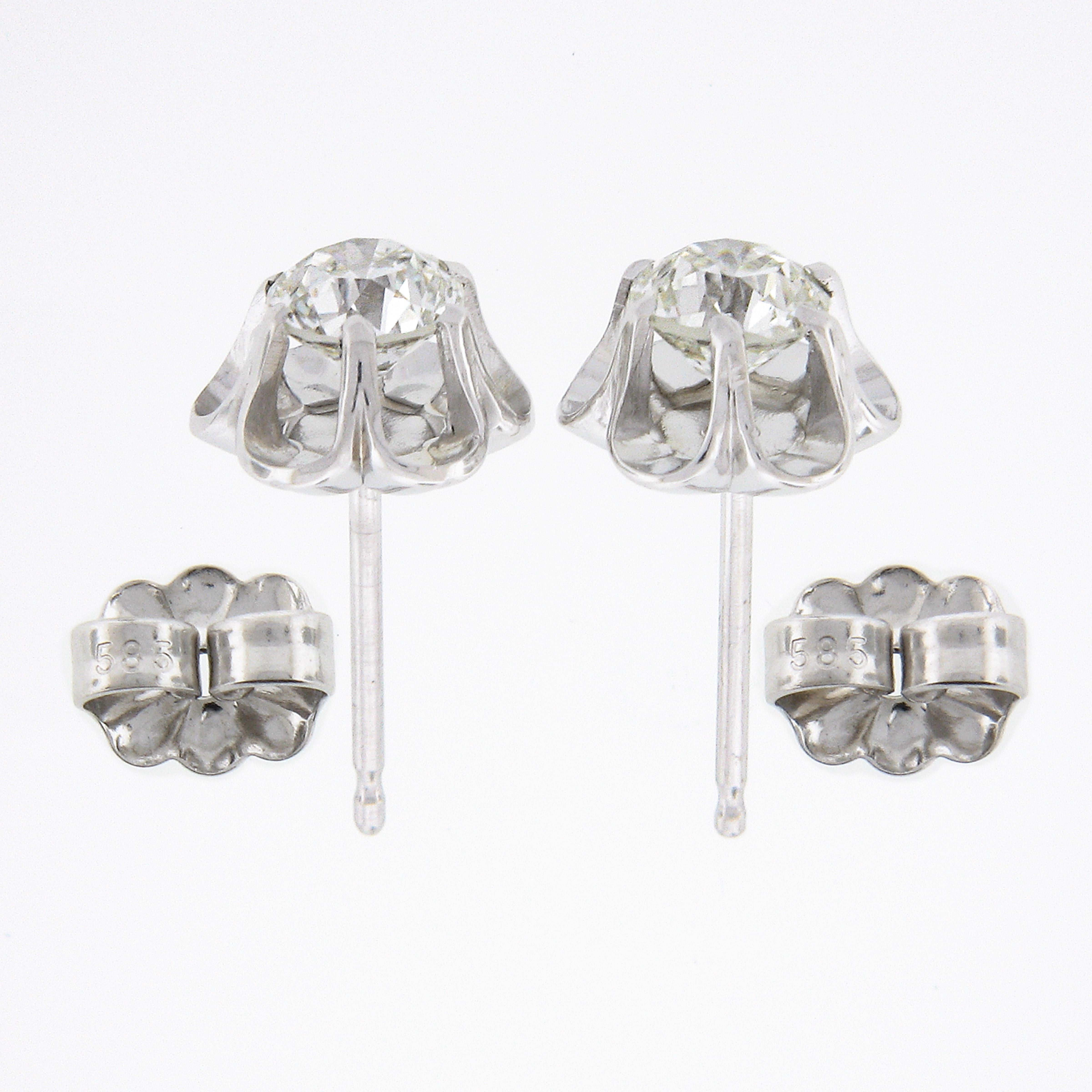 diamond buttercup earrings