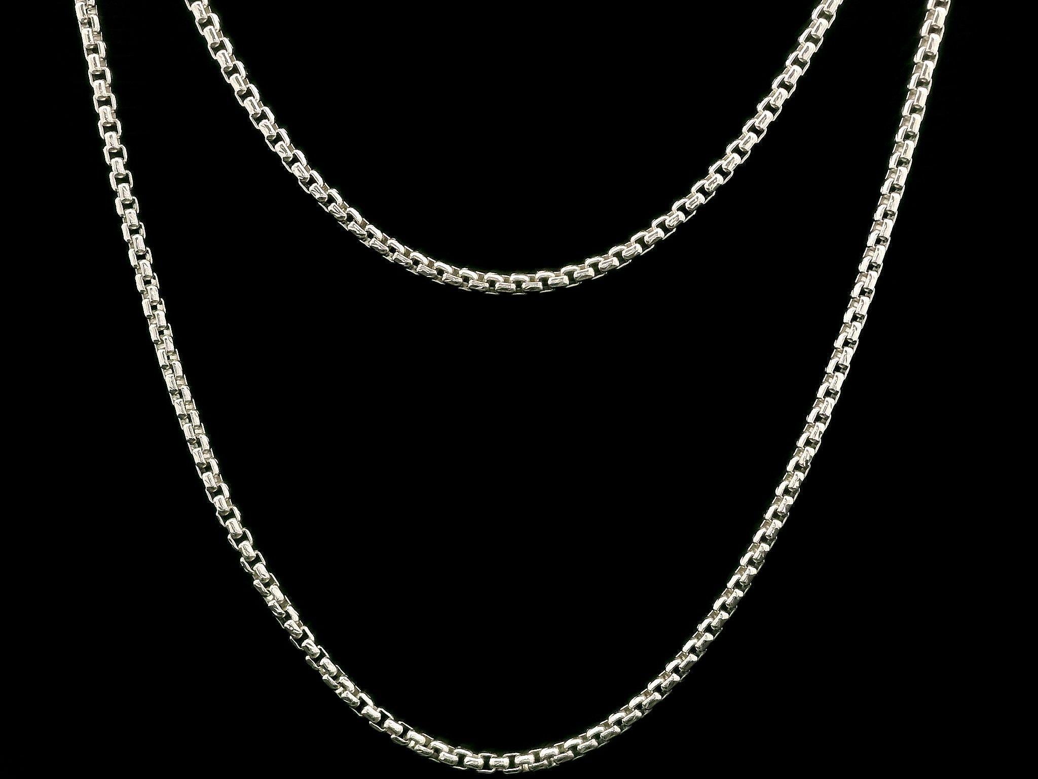 New 14k White Gold 22