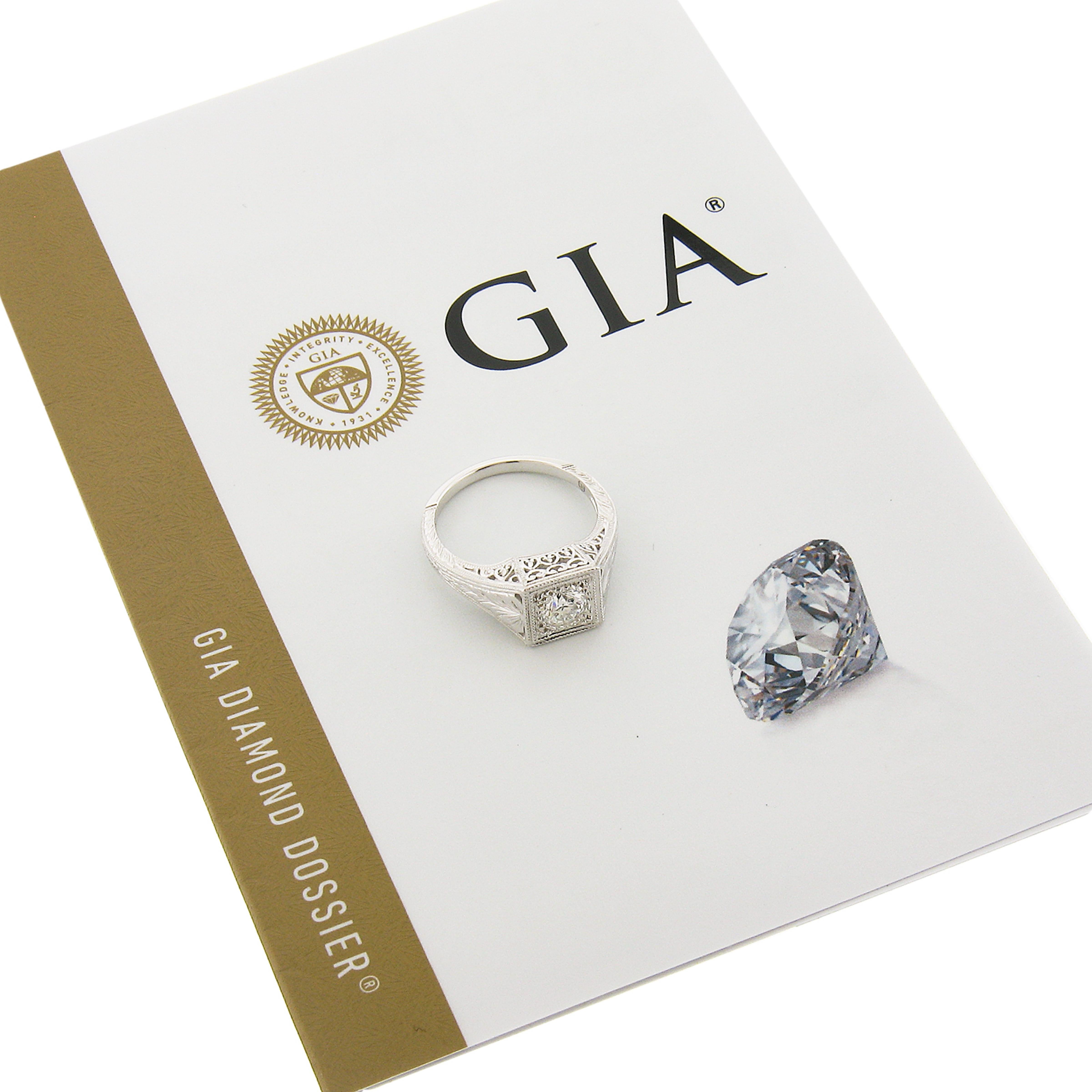 gia number engraved diamond