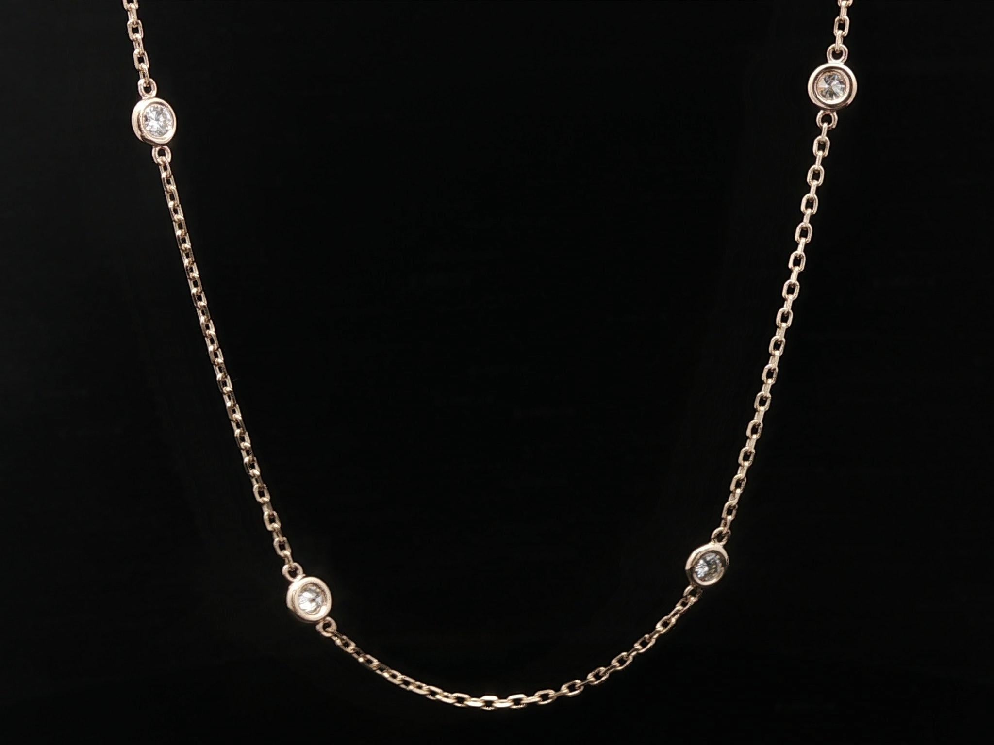 --Pietre: --
(10) Diamanti naturali autentici - taglio rotondo brillante - castone incastonato - bei diamanti bianchi brillanti
Peso totale in carati: 0,70 (esatto)

Materiale: Oro giallo massiccio 14k
Peso: 3.21 grammi
Tipo di catena: A