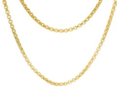 New 14k Yellow Gold 22"  1.6mm Beveled Box Link Chain Necklace