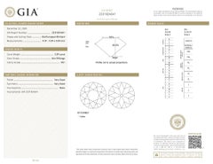 New 18k Gold & Platinum GIA 3.09ct European Diamond Solitaire Engagement Ring