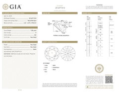 New 18k White Gold 3.60ctw GIA Diamond w/ French Cut Sapphire Halo Stud Earrings