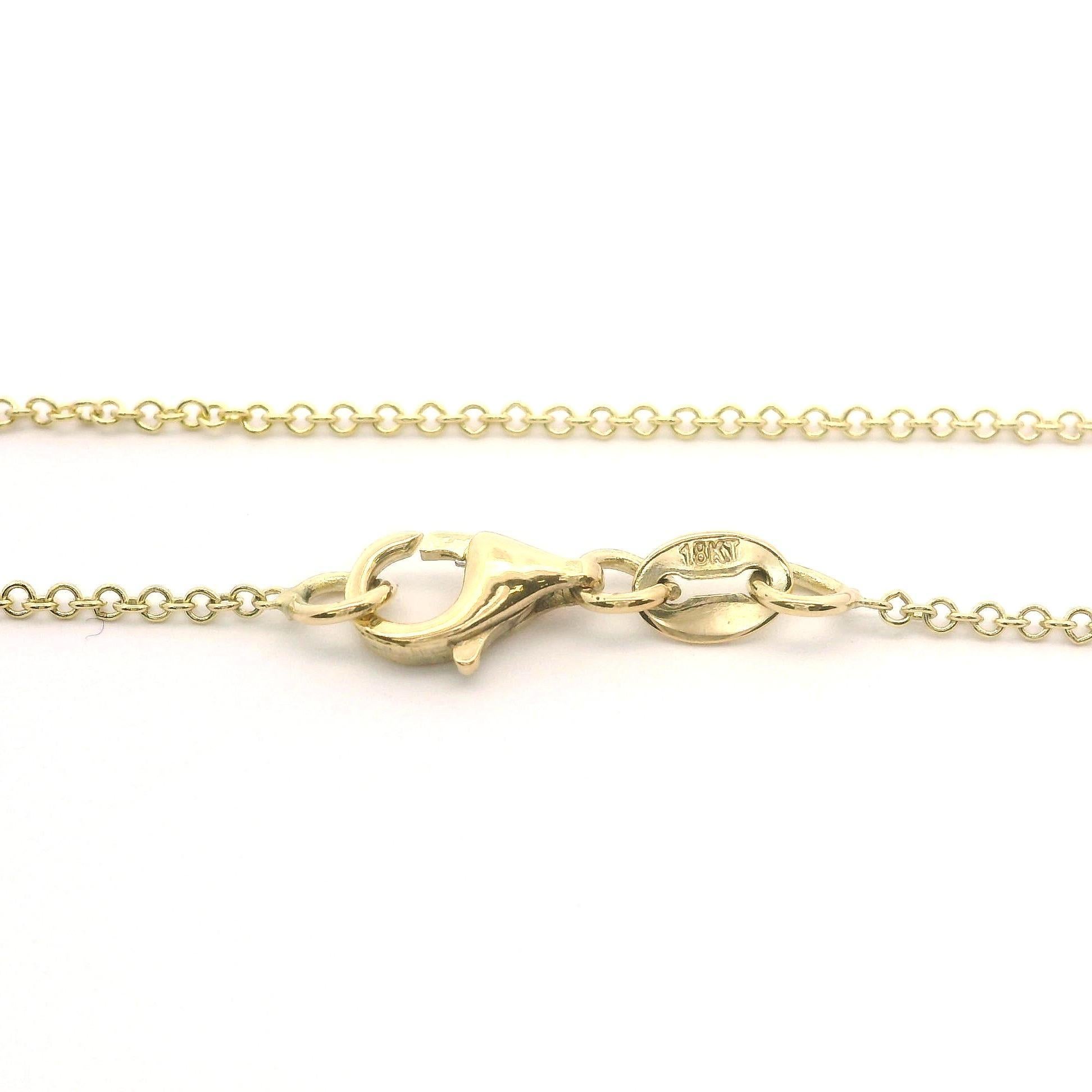 Collier pendentif en or jaune 18 carats, pierre de lune cabochon de 5,21 carats avec halo de diamants Pour femmes en vente