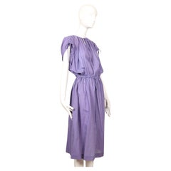 NEW 1970's YVES SAINT LAURENT rive gauche cotton gauze dress
