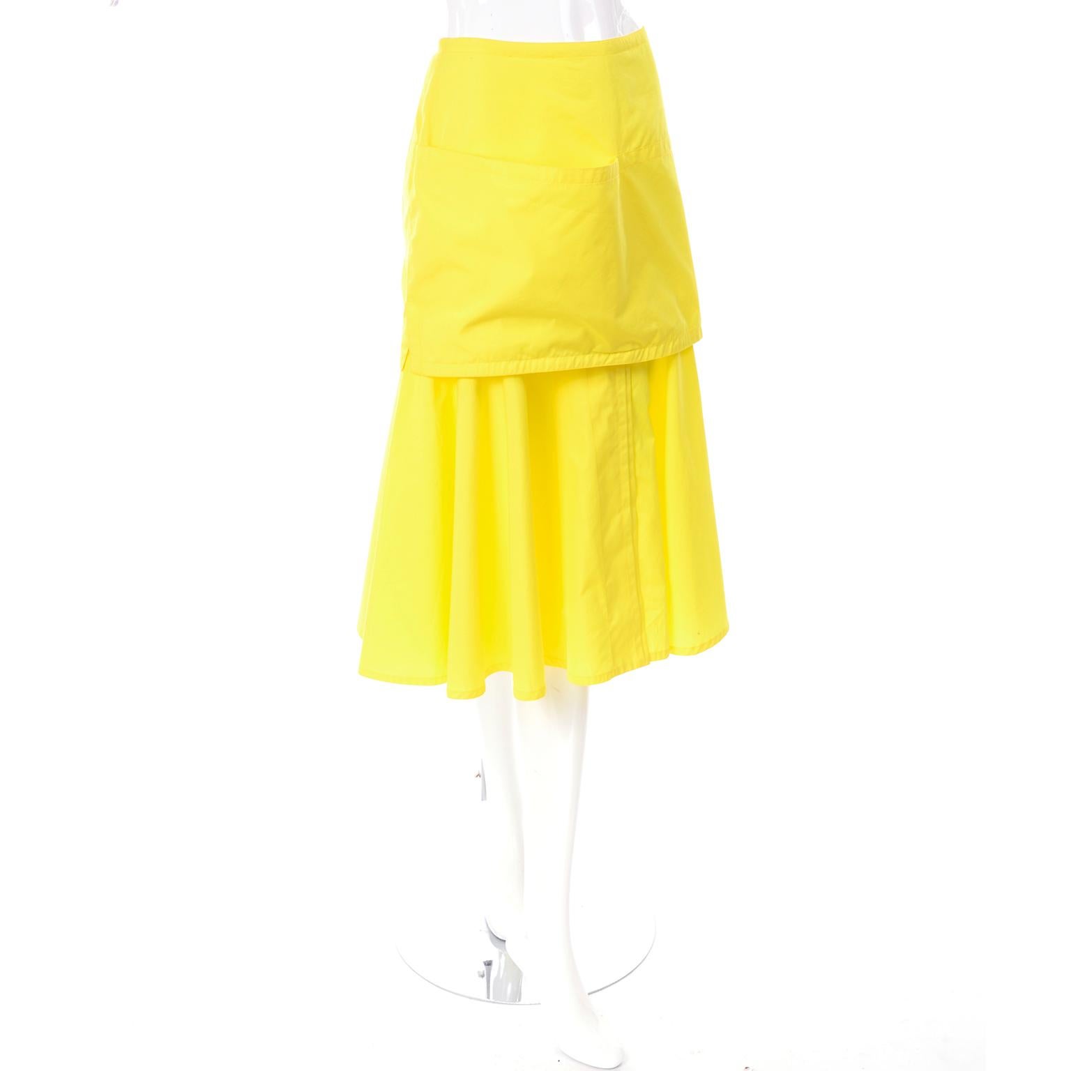 1980s flared skirt