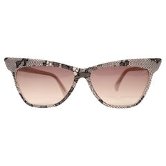 new 1990's unworn ROCHAS 'lace' laminate acetate sunglasses