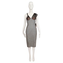 new 1998 GIANNI VERSACE COUTURE asymmetrical bustier dress - unworn