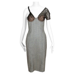 new 1998 GIANNI VERSACE COUTURE asymmetrical bustier dress - unworn