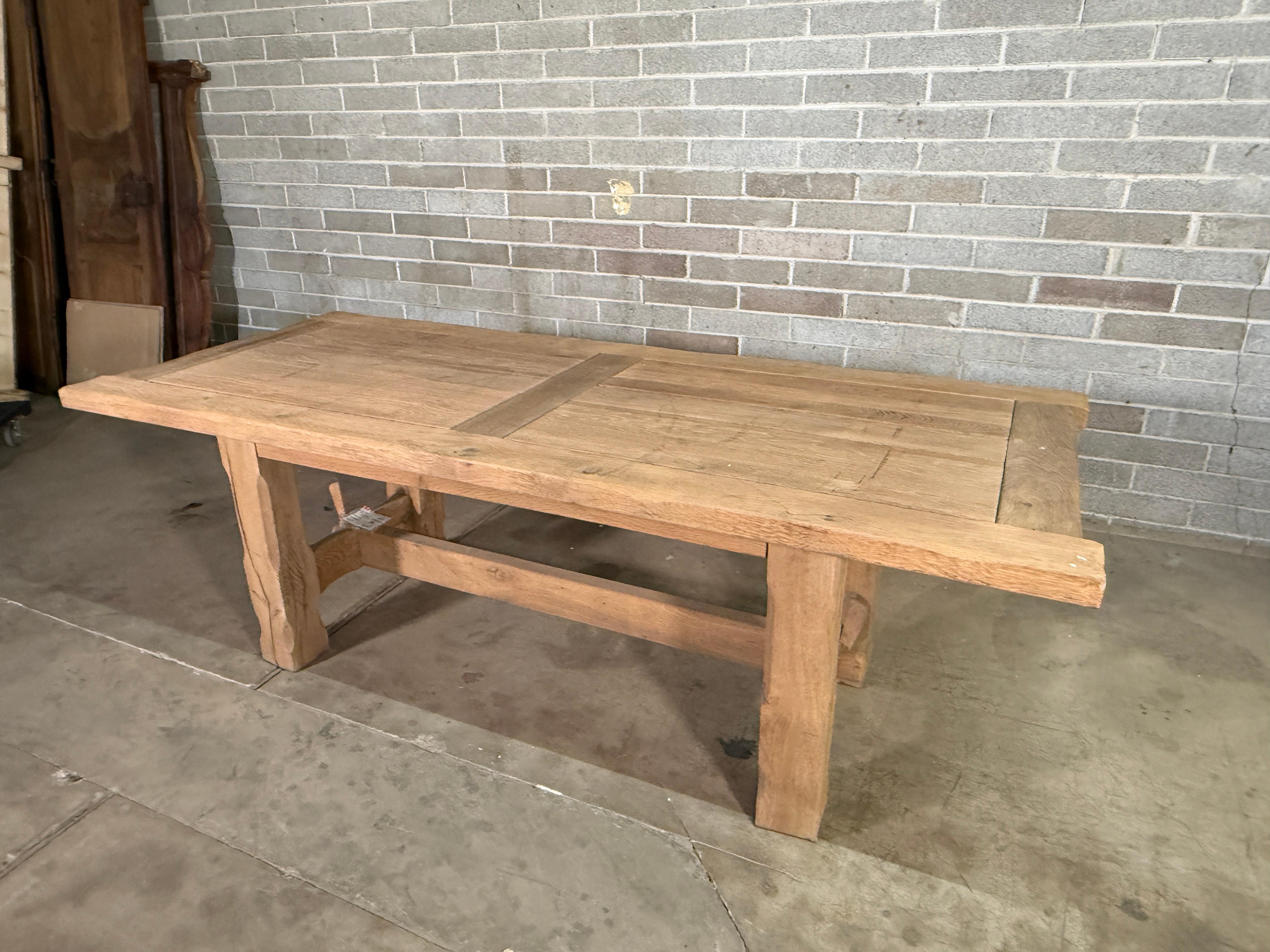 Primitif Table de ferme française du 19ème siècle en vente