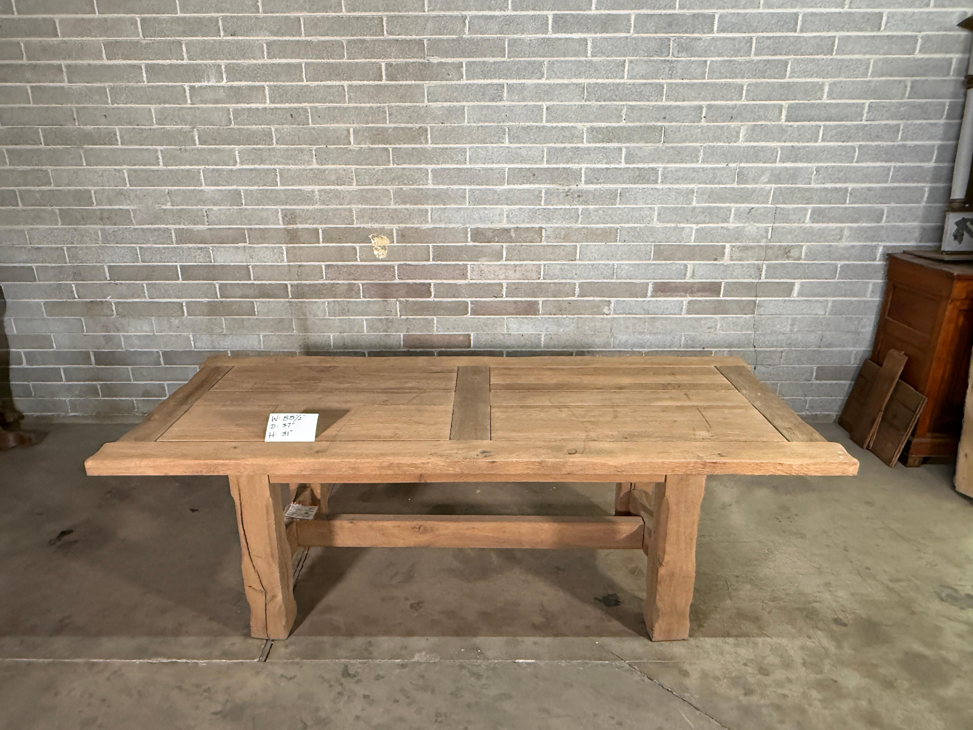 Français Table de ferme française du 19ème siècle en vente