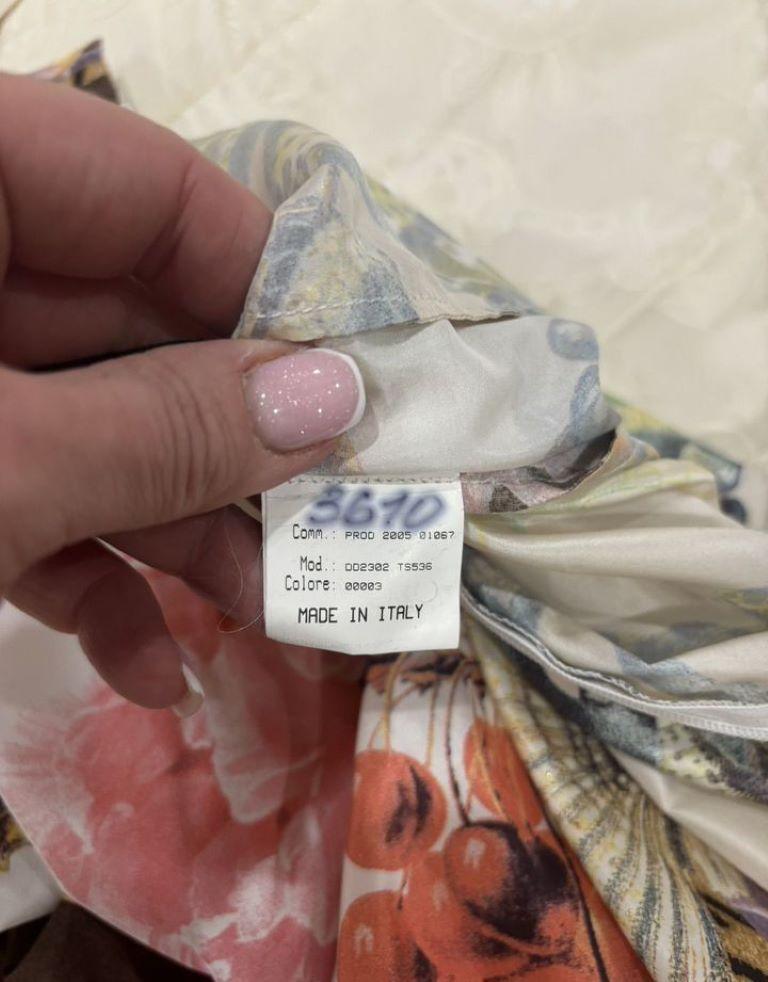NEW 2005 SS Runway Documented Roberto Cavalli Silk Floral Maxi Skirt For Sale 4