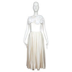 NEW 2013 COMME DES GARCONS silk gown with flower detail