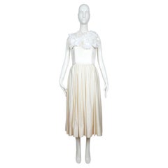 NEW 2013 COMME DES GARCONS silk gown with flower detail