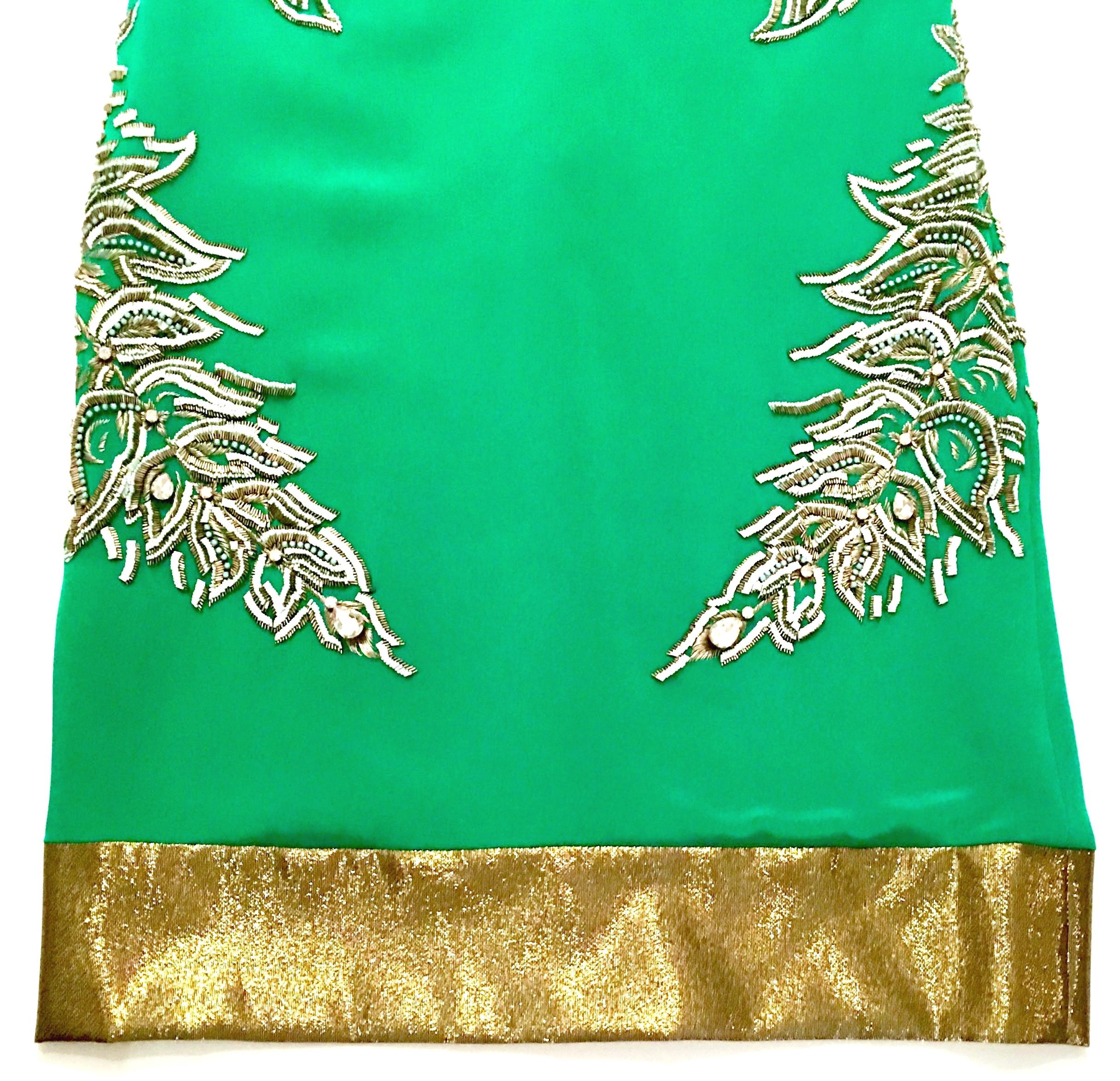 Women's New 2013 Thakoon Runway Hand Beaded Italian Silk Cocktail Dress Size-6