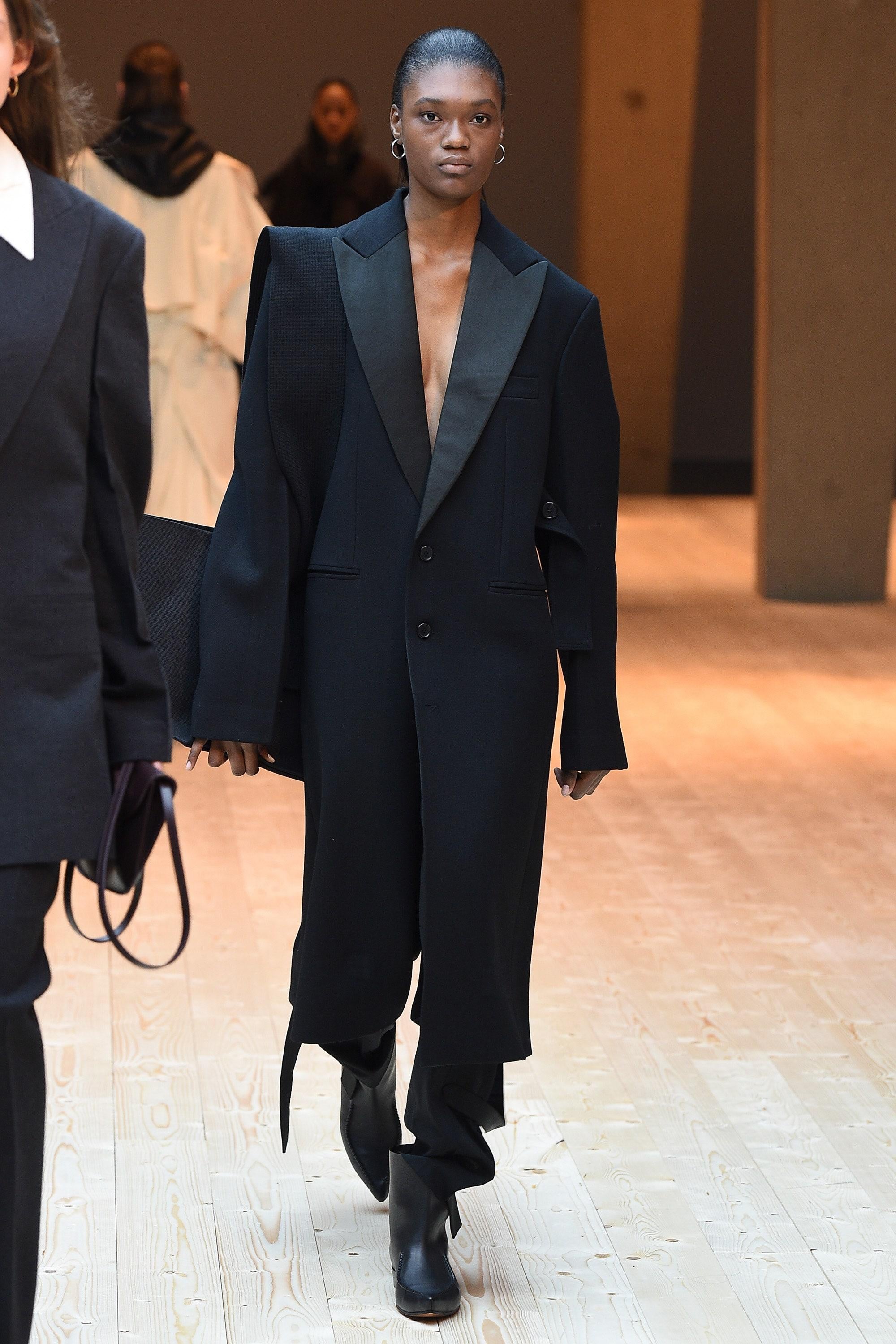 nouveau 2017 CELINE by Phoebe Philo Santiag RUNWAY bottines en cuir noir FR 40.5 5