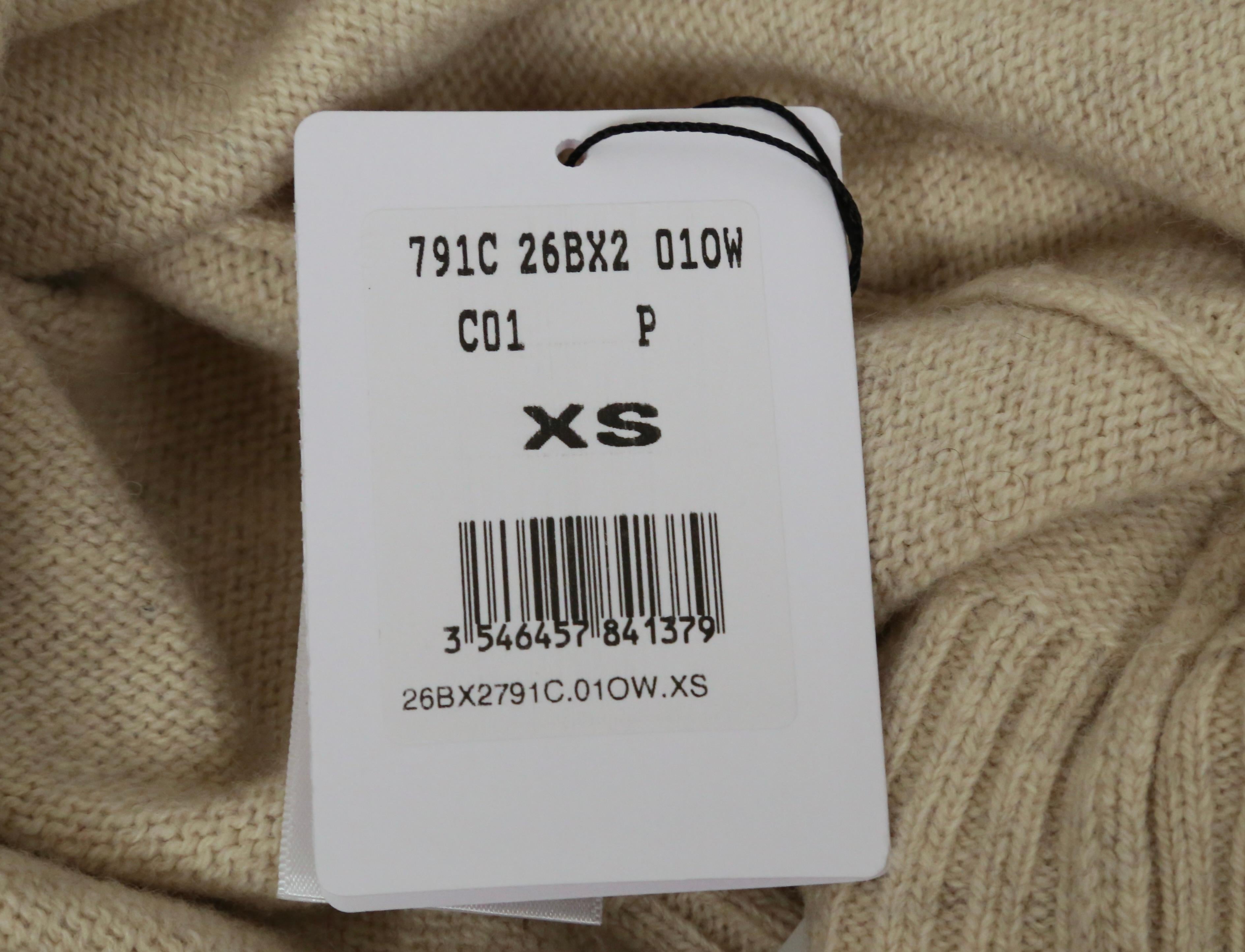 new 2018 Celine by PHoebe Philo oversized fuzzy sweater dress with brooch 7