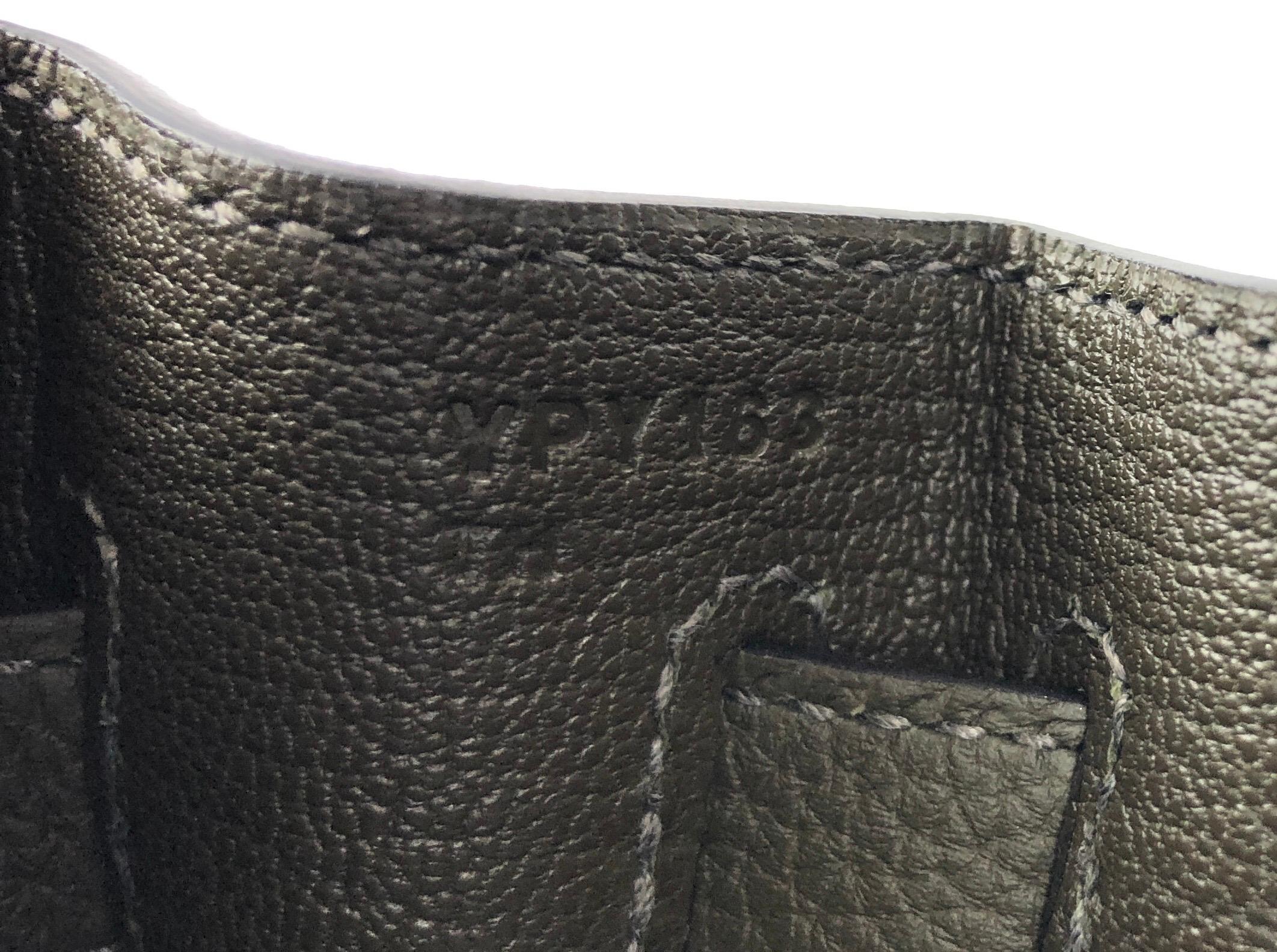 Black New 2020 Hermes Kelly 32 Vert Maquis Green Gray Palladium Hardware