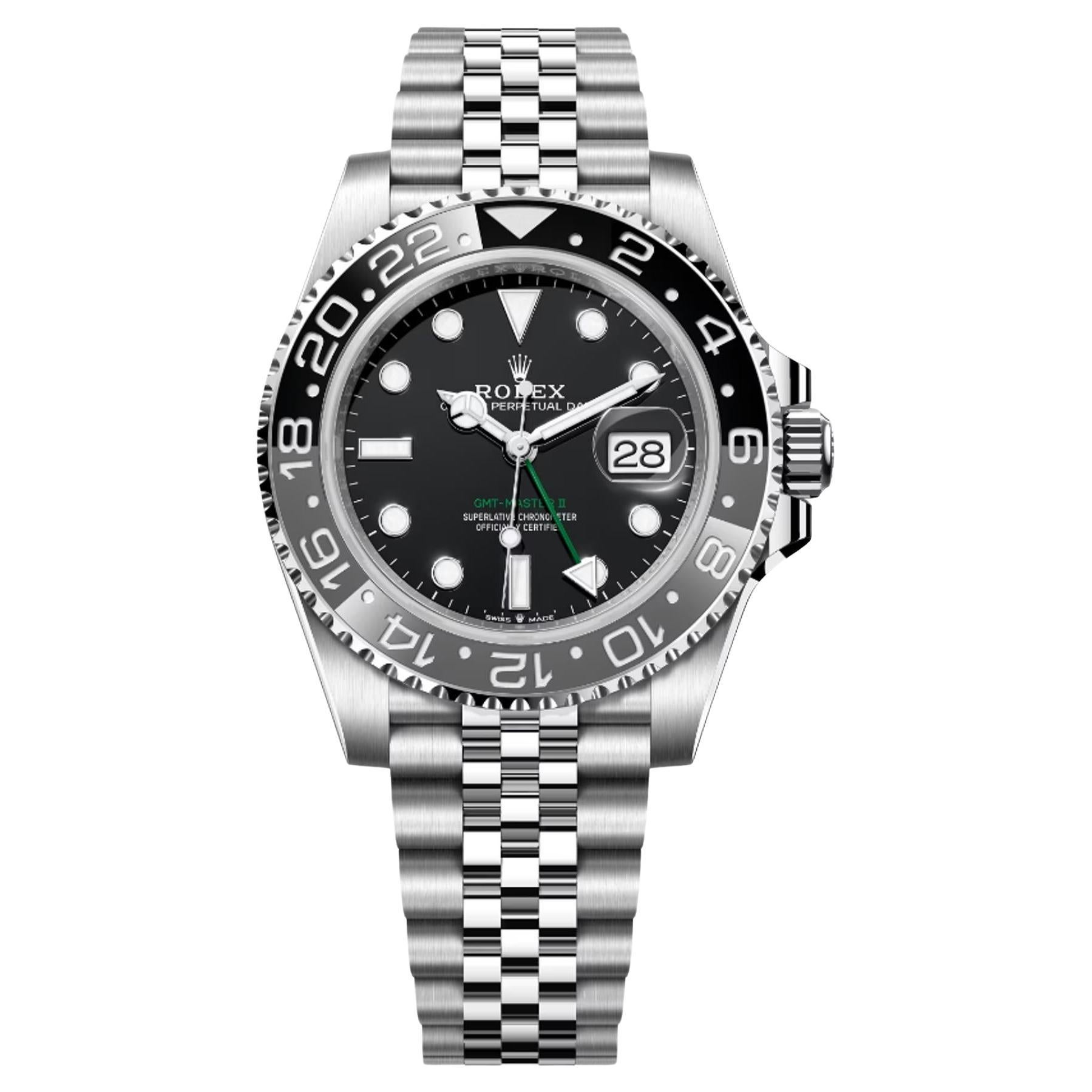 NEW 2024 Rolex GMT Master II 40mm Bruce Wayne Oyster 126710 For Sale at 1stDibs rolex bruce wayne bruce wayne rolex for sale rolex gmt master 2 bruce wayne