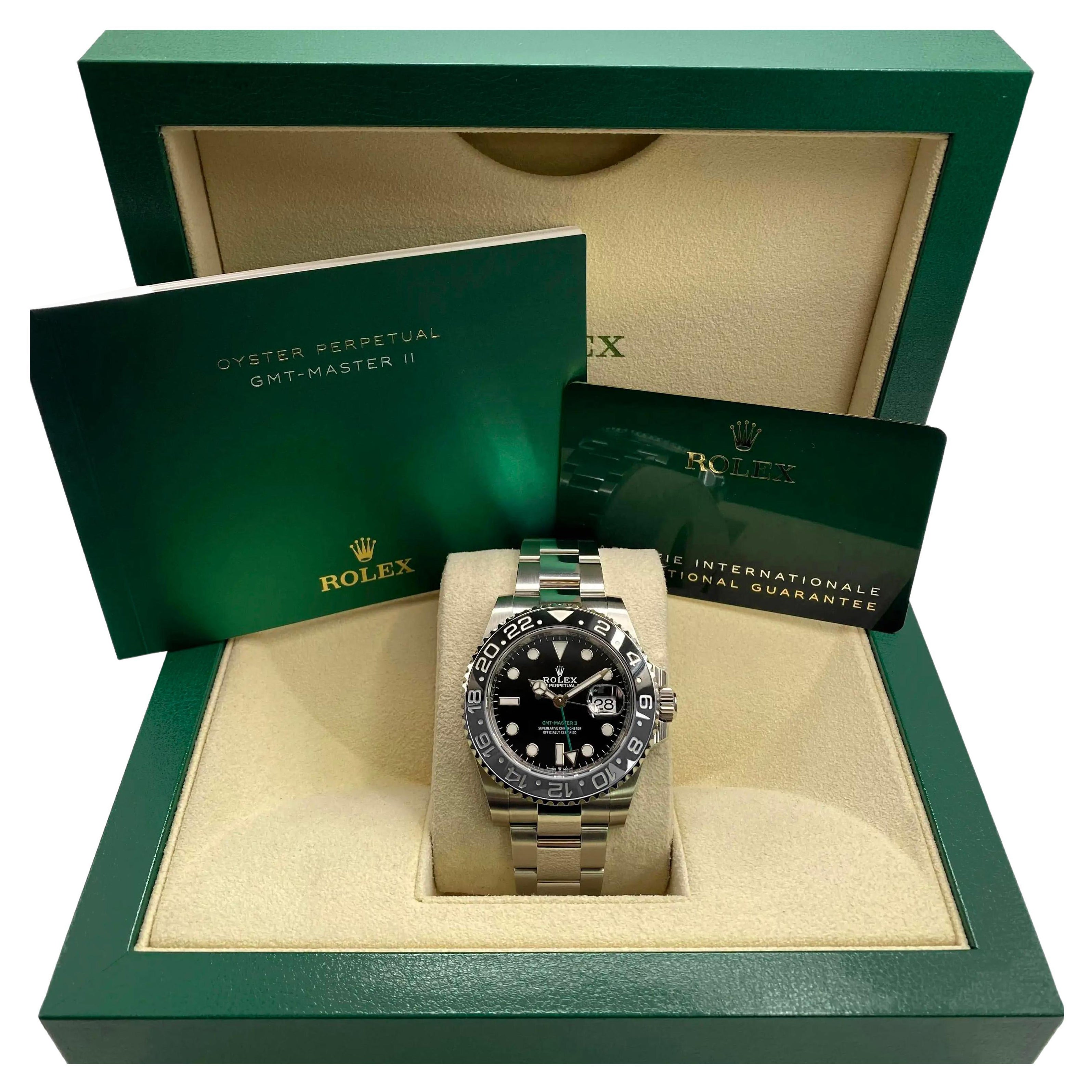 NEW 2024 Rolex GMT-Master II 40mm Bruce Wayne Oyster 126710