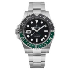 Used NEW 2024 Rolex GMT-Master II Sprite 40mm Steel Black Dial Watch 126720VTNR