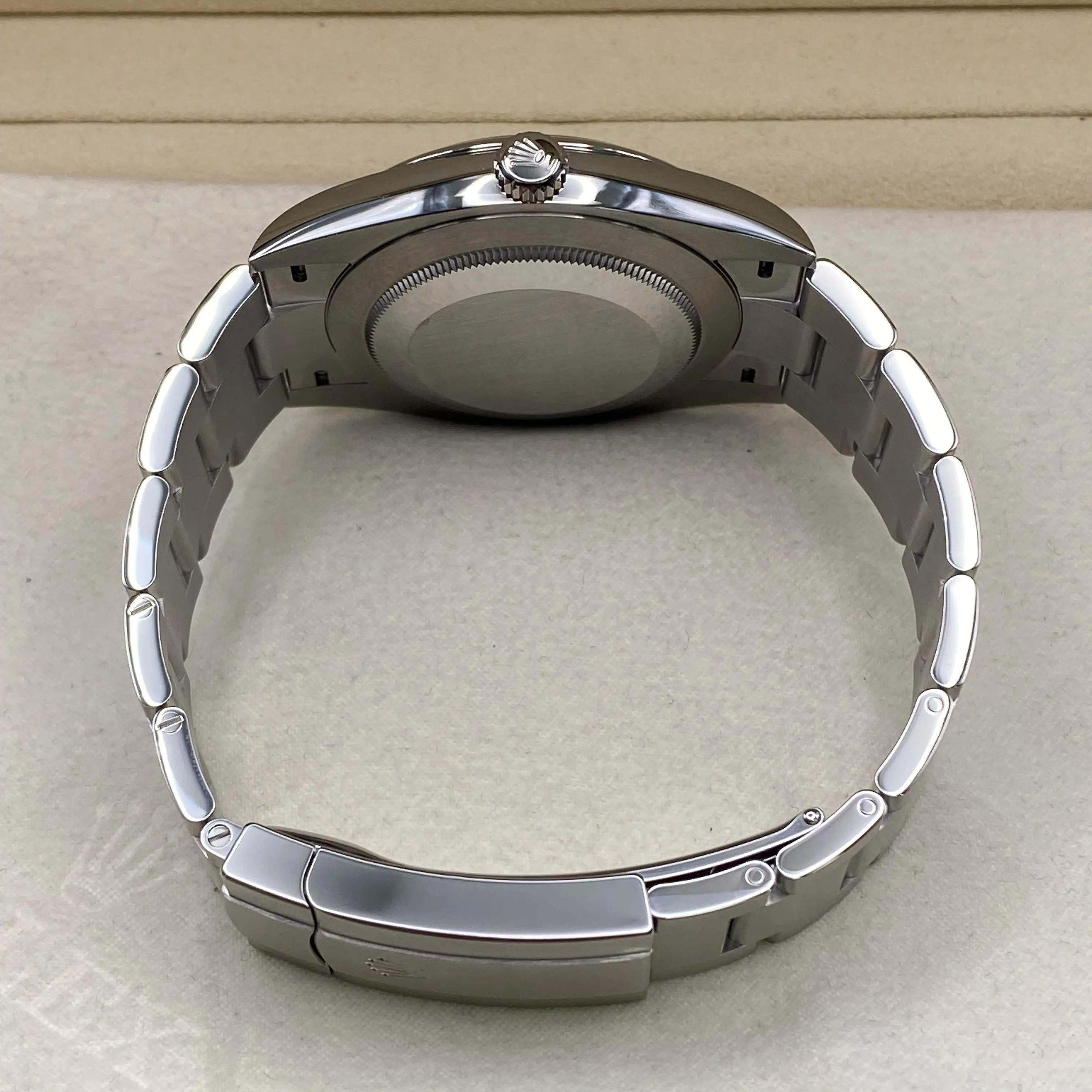 New 2024 Rolex Oyster Perpetual 124300 Steel Silver Dial Oyster Automatic Watch For Sale 3