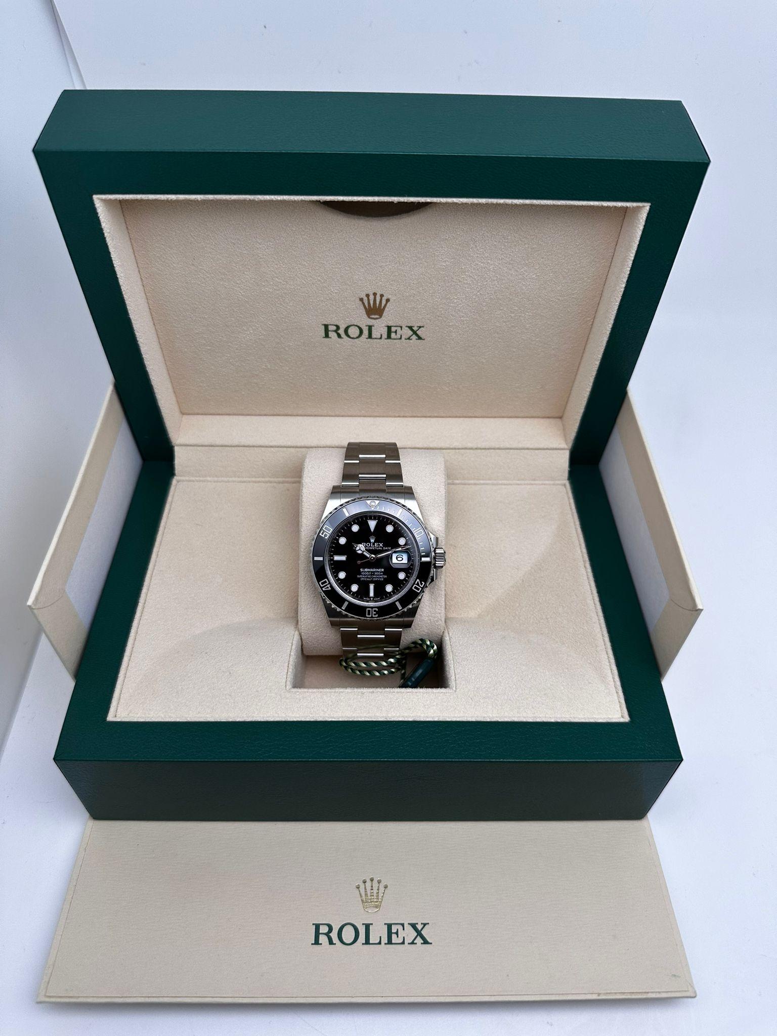New 2024 Rolex Submariner Date Steel Ceramic Black Dial Men's Watch 126610LN For Sale 10