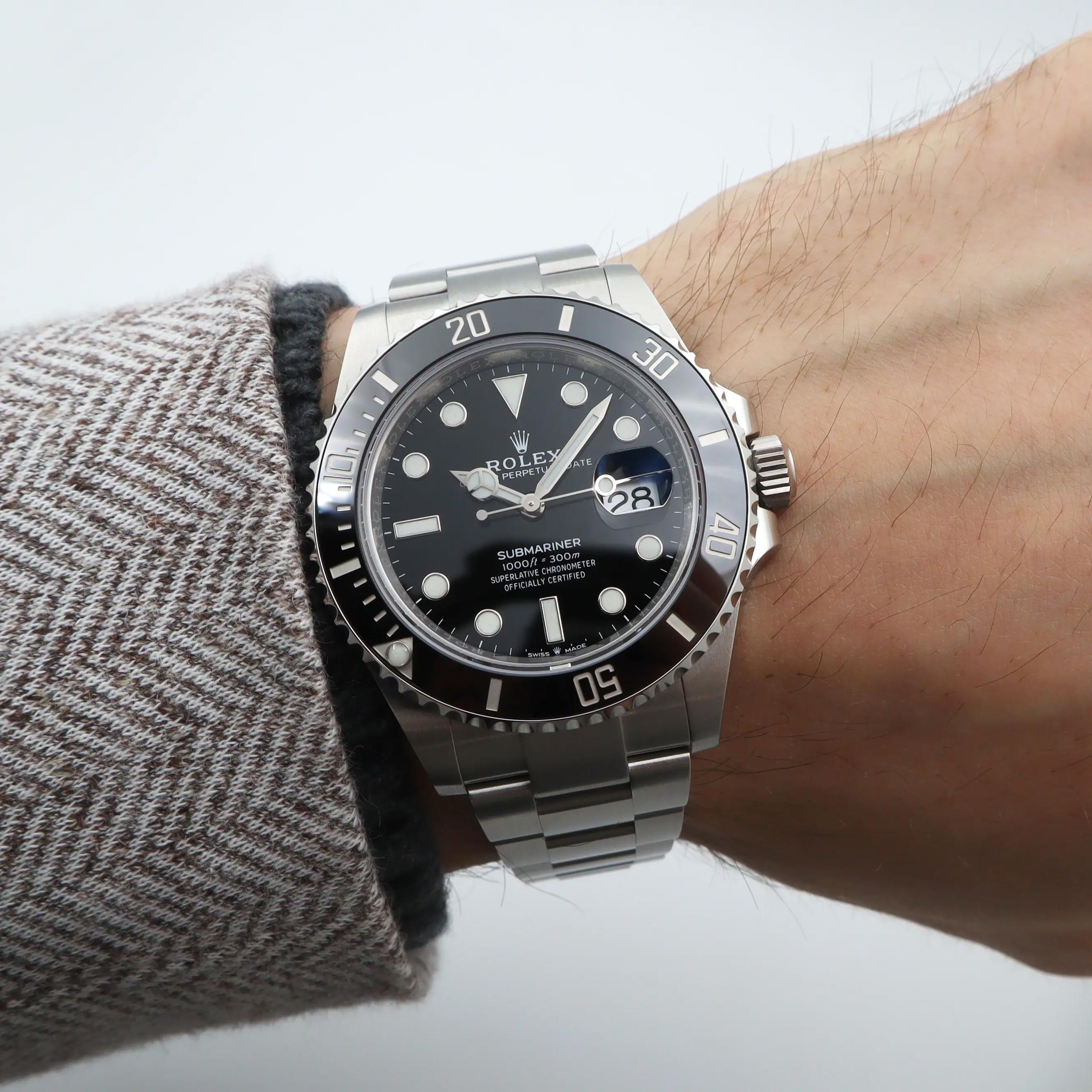 New 2024 Rolex Submariner Date Steel Ceramic Black Dial Men's Watch 126610LN For Sale 12