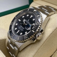 New Rolex Submariner Date Steel Ceramic Black Dial Watch 126610LN Box Pappers