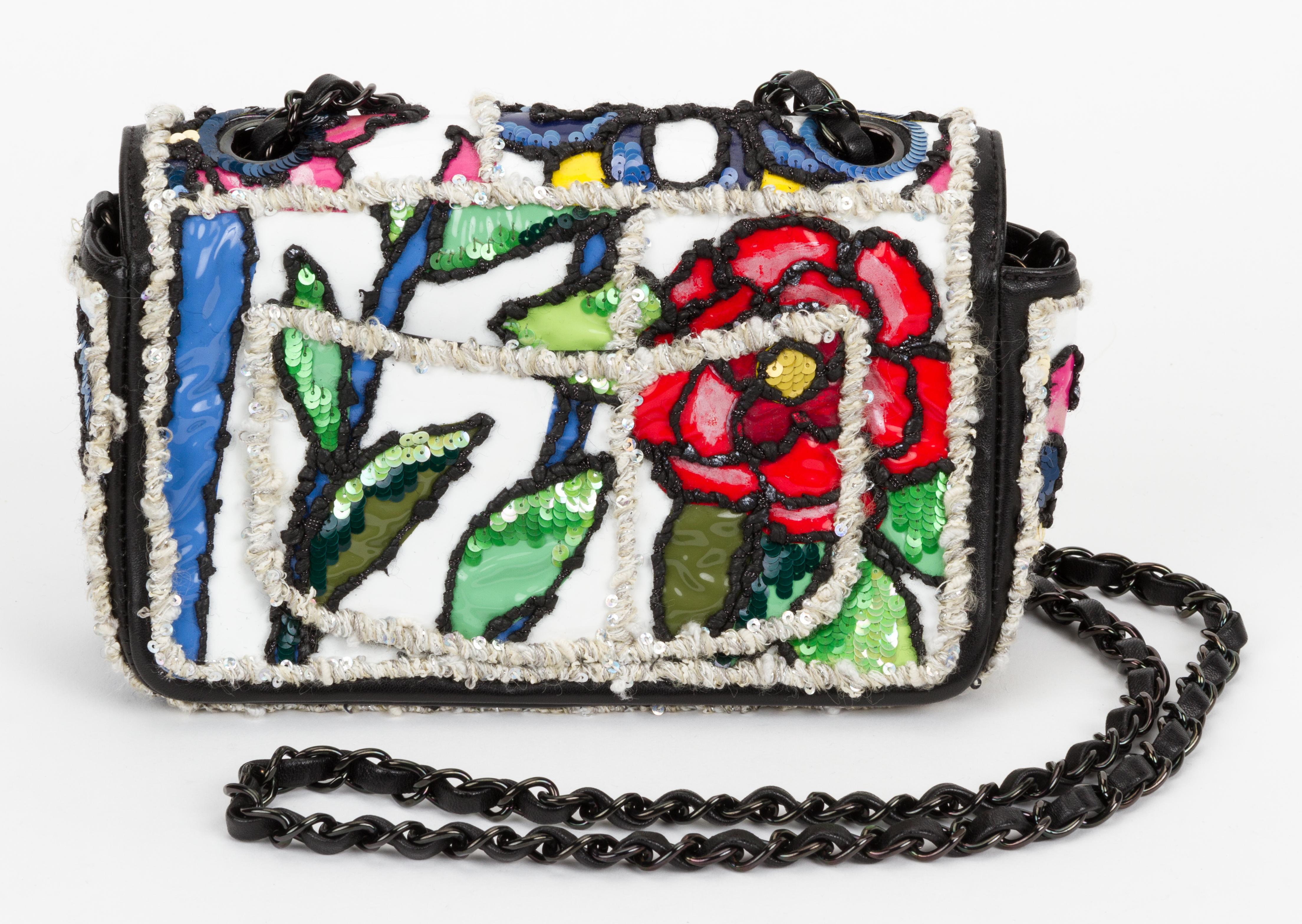Chanel limited edition cruise 2015 evening bag. Brand new with original tag , retail price $22,000. Plastic on zipper pull and protective felt. Can be worn cross body. Shoulder drop 22