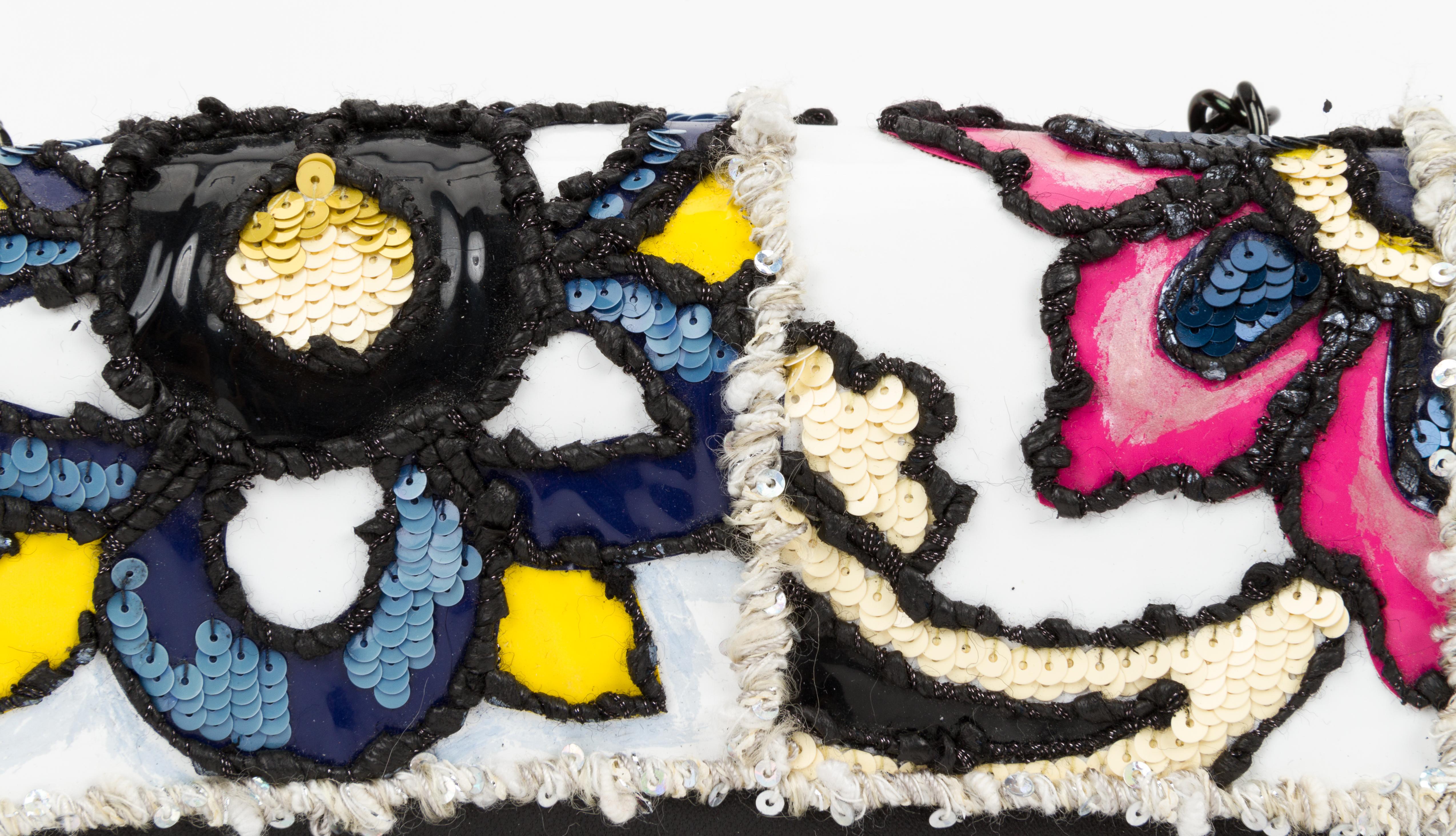 Black New $22, 000 Limited Edition Chanel Hand Beaded Jewel Bag