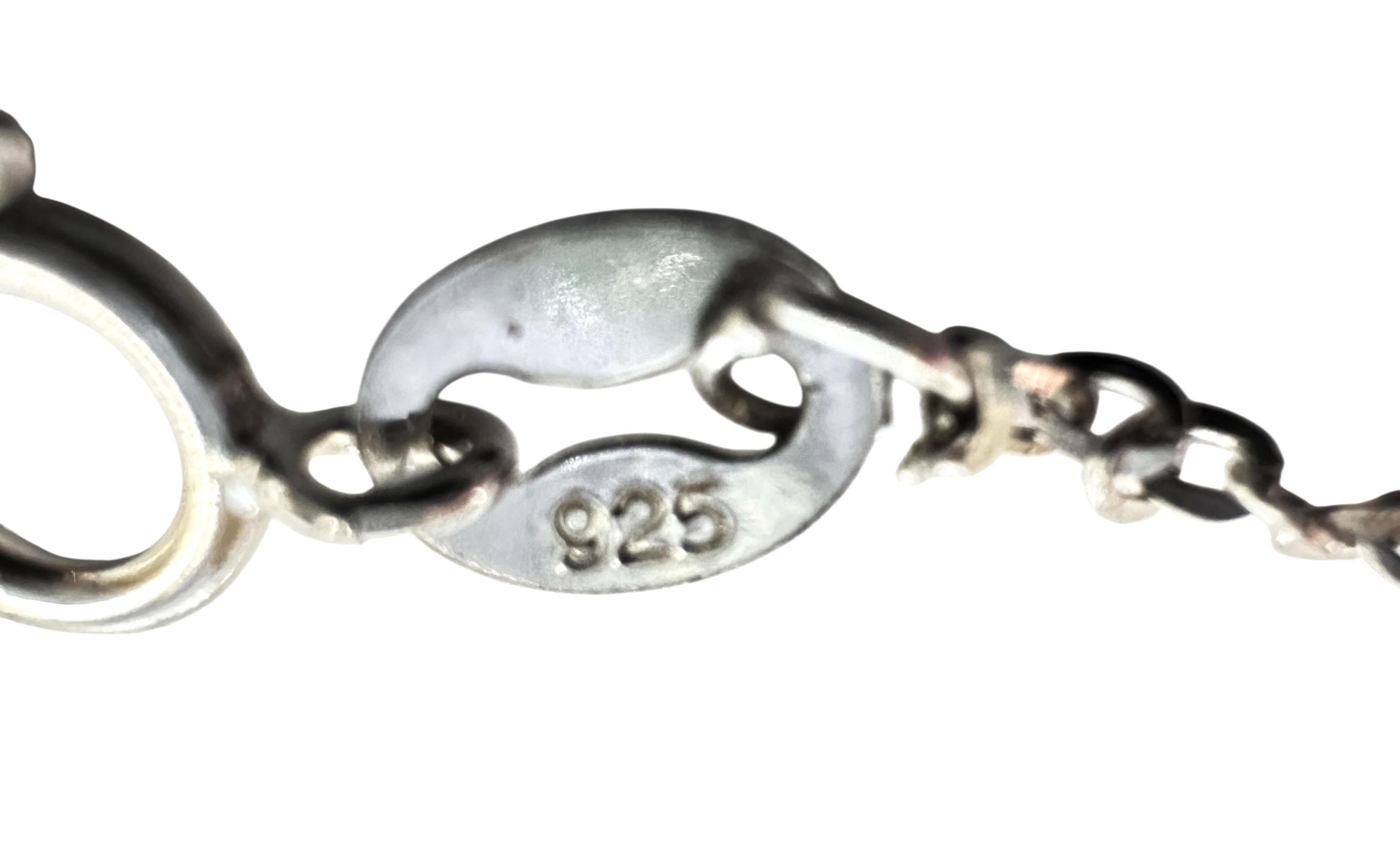 Neu 2,54 Karat Rubin Cabochon & Diamantschliff Saphir Sterling Anhänger Halskette im Angebot 1