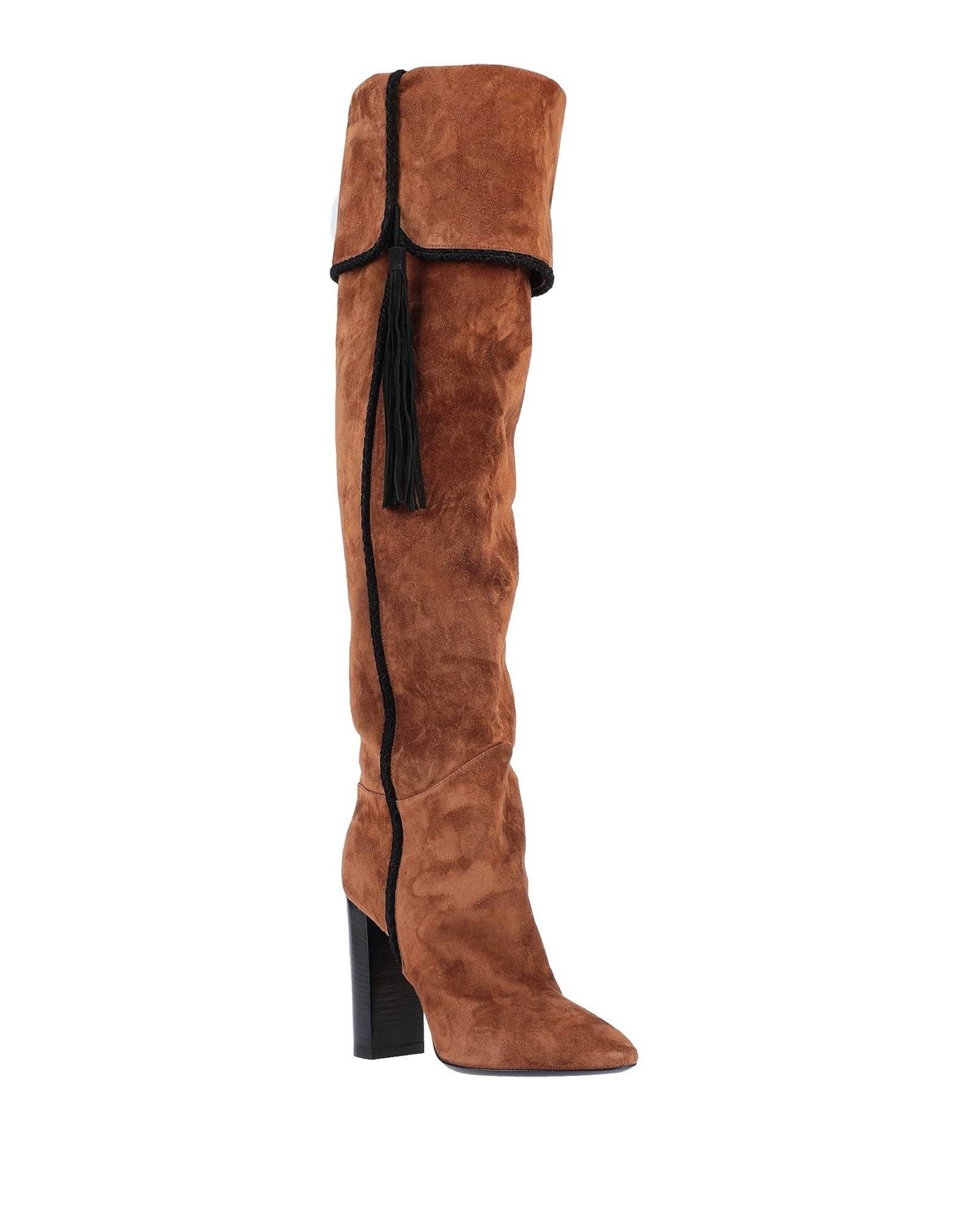 brown tassel boots