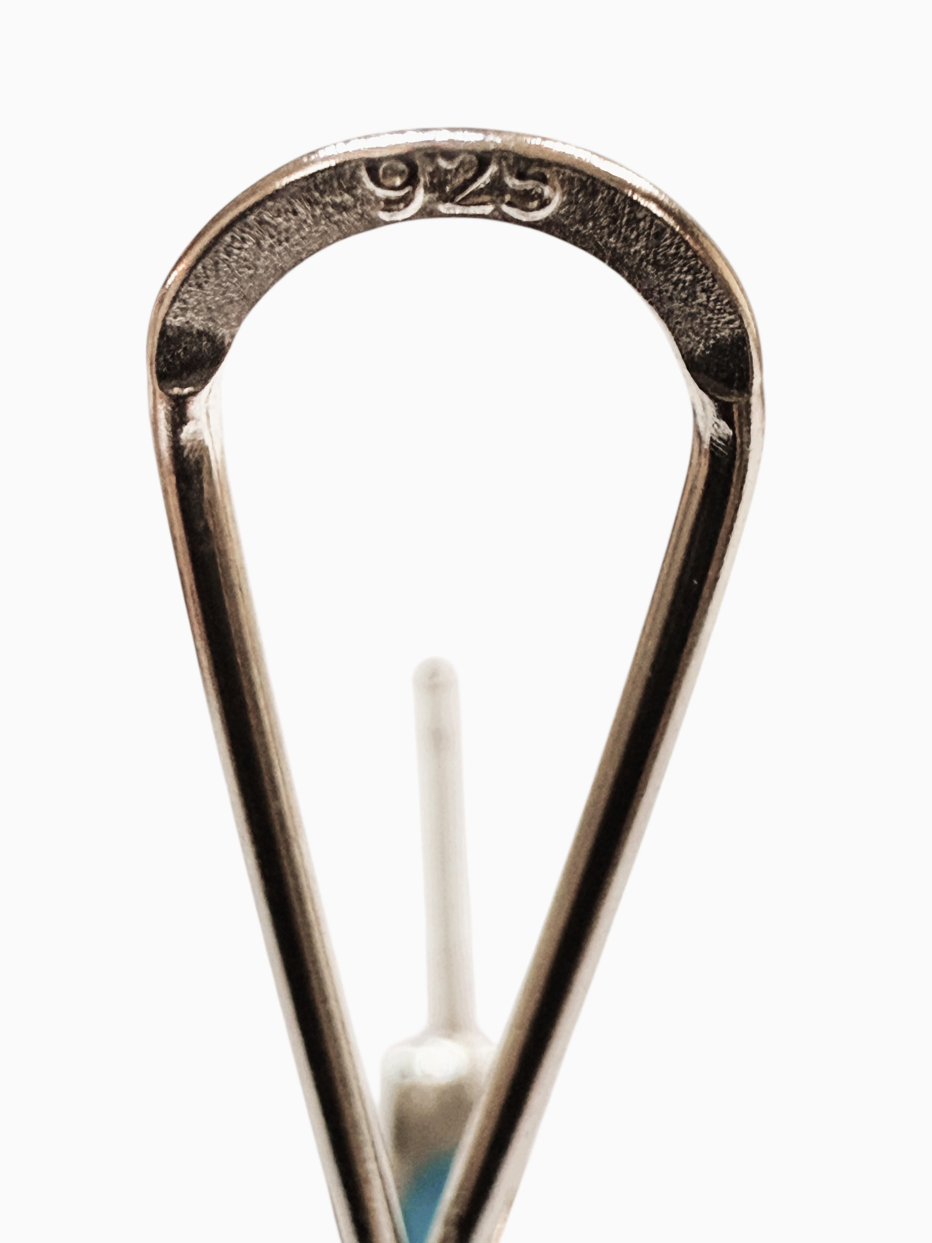 Neue 3,44 Karat Äthiopischer Blauer Opal & Saphir mit Diamantschliff Sterling-Ohrringe (Ovalschliff) im Angebot