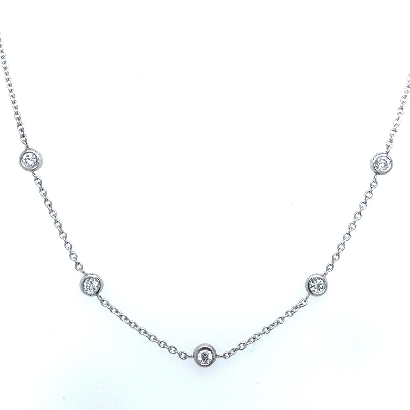 A classic and elegant style, this 5-stone Diamond pendant necklace set in 14ct White Gold is a timeless piece that will never go out of style. 

The set includes 5 round brilliant cut Diamonds in rubover setting with a total Diamond carat weight of