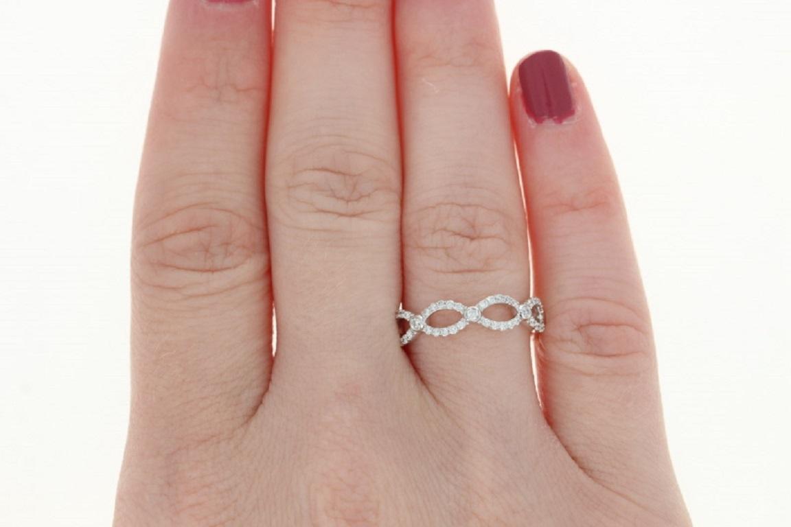 New .50ctw Round Brilliant Diamond Ring, 14k White Gold 3