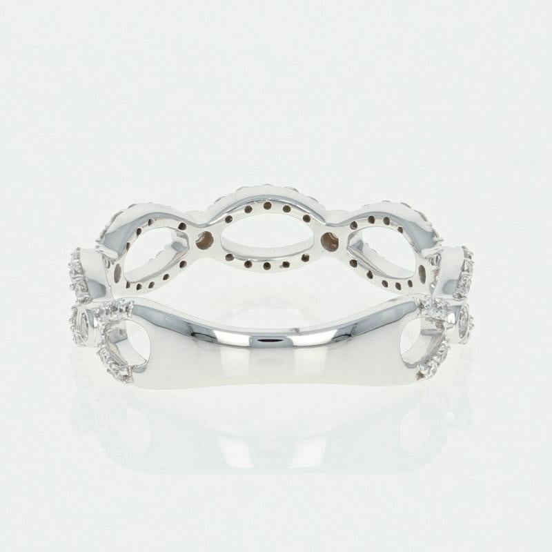 New .50ctw Round Brilliant Diamond Ring, 14k White Gold 5