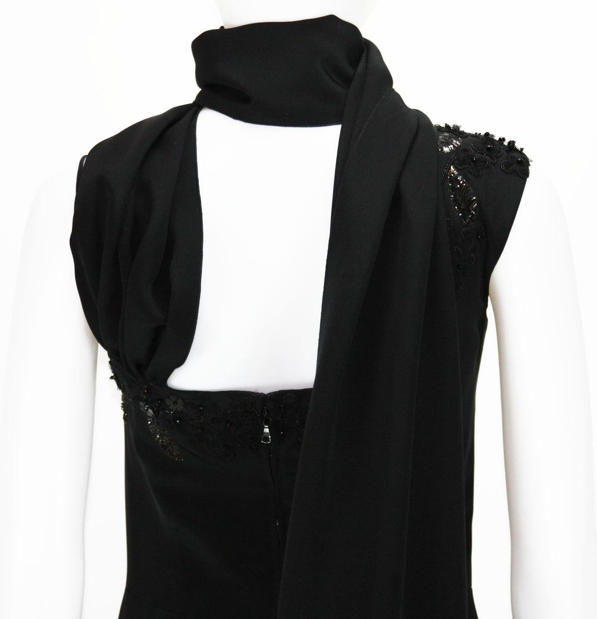 New $7500 L'WREN SCOTT S/S 2010 Represent Her *MADAME DU BARRY* Black Dress Gown 4